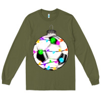 Army Green Christmas soccer Long Sleeve Tee - RanaPortraitStore