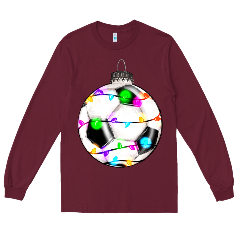 Christmas Soccer Long Sleeve Tee by RanaPortraitStore | Teevron
