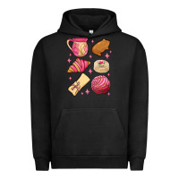 Pigment Black mexican pan dulce Urban Hoodie - MaliasSmallBusiness