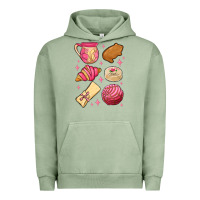 Pigment Oil Green mexican pan dulce Urban Hoodie - MaliasSmallBusiness