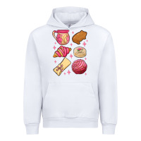 White mexican pan dulce Urban Hoodie - MaliasSmallBusiness