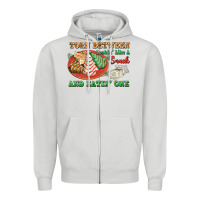 Dove Grey torn between lookin like a snack and eatin one Zipper Hoodie - FaDigitalArtStudio