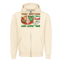 Sandshell torn between lookin like a snack and eatin one Zipper Hoodie - FaDigitalArtStudio