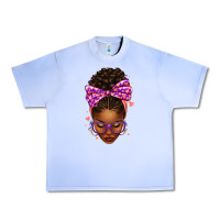 Grape Ice sorority colors purple carol afro messy bun woman Urban Heavy Tee - texasbilliewilder