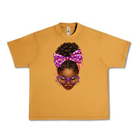 Peanut Butter sorority colors purple carol afro messy bun woman Urban Heavy Tee - texasbilliewilder