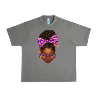 Tornado sorority colors purple carol afro messy bun woman Urban Heavy Tee - texasbilliewilder