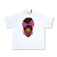 White sorority colors purple carol afro messy bun woman Urban Heavy Tee - texasbilliewilder