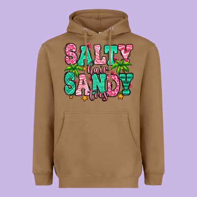 Salty Hair Sandy Toes Heavyweight Hoodie Designed By Jasminsmagicworld