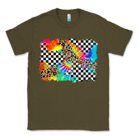 Army Green race leopard tie dye background Classic Tee - Zillion Design Studio