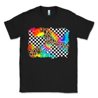 Black race leopard tie dye background Classic Tee - Zillion Design Studio