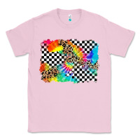 Bubblegum Pink race leopard tie dye background Classic Tee - Zillion Design Studio