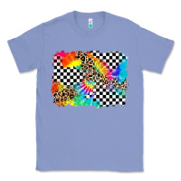 Colony Blue race leopard tie dye background Classic Tee - Zillion Design Studio