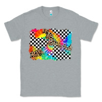 Heather Grey race leopard tie dye background Classic Tee - Zillion Design Studio