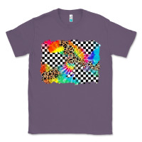 Lavender race leopard tie dye background Classic Tee - Zillion Design Studio