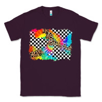 Plum race leopard tie dye background Classic Tee - Zillion Design Studio