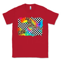 Red race leopard tie dye background Classic Tee - Zillion Design Studio