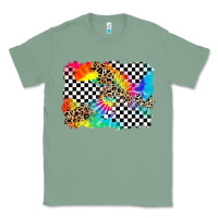 Sage race leopard tie dye background Classic Tee - Zillion Design Studio