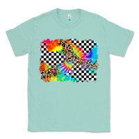 Seafoam race leopard tie dye background Classic Tee - Zillion Design Studio