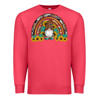 Cardinal western gnome gemstones sunflowers rainbow Premium Sweatshirt - Artiststas