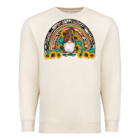 Sandshell western gnome gemstones sunflowers rainbow Premium Sweatshirt - Artiststas