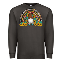 Smoke western gnome gemstones sunflowers rainbow Premium Sweatshirt - Artiststas