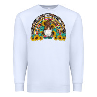 White western gnome gemstones sunflowers rainbow Premium Sweatshirt - Artiststas