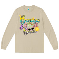 Mushroom beaches booze and besties tbw Long Sleeve Tee - texasbilliewilder