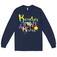 Navy beaches booze and besties tbw Long Sleeve Tee - texasbilliewilder
