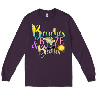 Plum beaches booze and besties tbw Long Sleeve Tee - texasbilliewilder