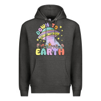 Charcoal Heather down to earth Premium Hoodie - MaliasSmallBusiness