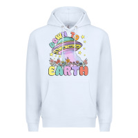 White down to earth Premium Hoodie - MaliasSmallBusiness