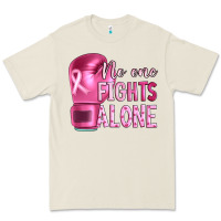 Bone Breast cancer no one fights alone boxing Premium Tee - Artiststas