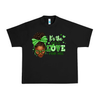 Black sorority colors green its the self love for me afr Urban Heavy Tee - texasbilliewilder