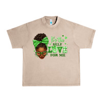 French Oak sorority colors green its the self love for me afr Urban Heavy Tee - texasbilliewilder