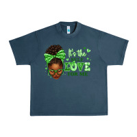 Midnight Navy sorority colors green its the self love for me afr Urban Heavy Tee - texasbilliewilder