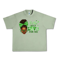 Oil Green sorority colors green its the self love for me afr Urban Heavy Tee - texasbilliewilder