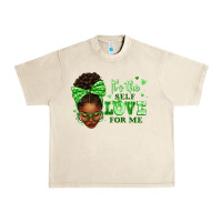 Sandshell sorority colors green its the self love for me afr Urban Heavy Tee - texasbilliewilder