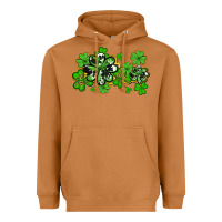 Meerkat cowhide and leopard shamrocks Heavyweight Hoodie - AdoDesignShop