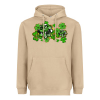 Mushroom cowhide and leopard shamrocks Heavyweight Hoodie - AdoDesignShop