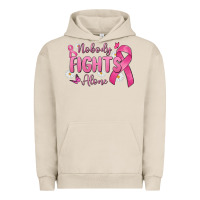 Pigment French Oak nobody fights alone Urban Hoodie - MaliasSmallBusiness