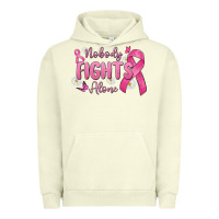 Pigment Pistachio nobody fights alone Urban Hoodie - MaliasSmallBusiness