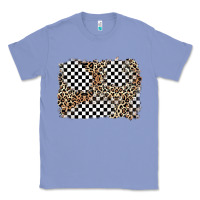 Colony Blue race leopard background Classic Tee - Zillion Design Studio