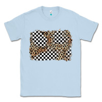Dusty Blue race leopard background Classic Tee - Zillion Design Studio