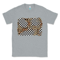 Heather Grey race leopard background Classic Tee - Zillion Design Studio