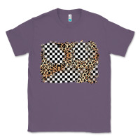 Lavender race leopard background Classic Tee - Zillion Design Studio