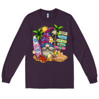 Plum beach gnome Long Sleeve Tee - texasbilliewilder