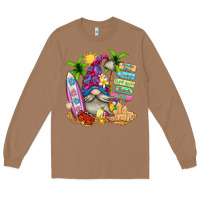 Toasted Coconut beach gnome Long Sleeve Tee - texasbilliewilder