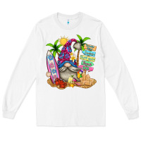 White beach gnome Long Sleeve Tee - texasbilliewilder