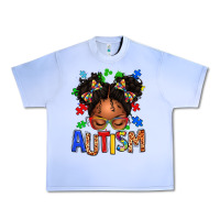 Grape Ice autism afro girl Urban Heavy Tee - texasbilliewilder