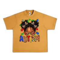 Peanut Butter autism afro girl Urban Heavy Tee - texasbilliewilder